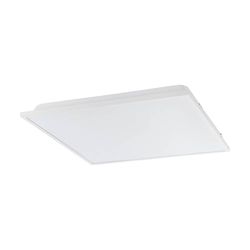 EGLO connect.z Panneau LED connecté Herrora-Z, luminaire plafonnier 45 cm, lampe de plafond intelligente ZigBee contrôlable par appli et commande vocale, blanc chaud - froid, dimmable