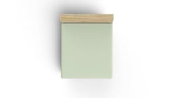 Premium Ranforce Single Fitted Sheet (90 x 200 + 30 cm), ljusgrön, 100% bomull, 155 trådantal: 17 gr/m² | Maskintvättbar i 30 °C, mjuk och hållbar