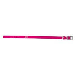 JACK AND VANILLA, Collier Fuchsia pour Chien, Design Moderne et Ajustable, matériaux durables, sécurité renforcée, Facile à Nettoyer, Taille M, Couleur Fuchsia, Modèle Sport