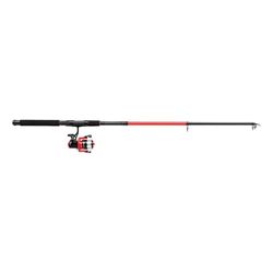 Mitchell Catch Pro Tele Spin Combo, Fishing Rod and Reel Combo, Spinning Combos, Predator Fishing,Pike/Perch/Zander/Trout, Unisex, Red, 2.4m | 10-50g