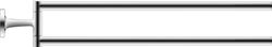 Duravit Starck T - Toallero de Pared (46,5 cm, Cromo, tamaño único)