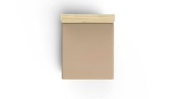 Premium Ranforce King Fitted Sheet, 100% Cotton, 160 x 200 + 30 cm, 155 Thread Count, Beige, Soft, Durable, Machine Washable at 30°C, Ideal for Cosy Bedrooms