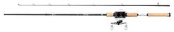 Abu Garcia MAX PRO Casting Combo - Casting combo bestaande uit een casting hengel en baitcast molen voor het roofvissen met kunstaas op onder andere snoek, baars en snoekbaars, 1.98m |10-40g, Wit