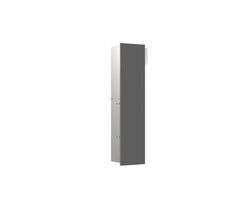 Emco Modulo WC ASIS Pure fermata porta destra, a incasso, 1 anta 730 mm, grigio diamante opaco