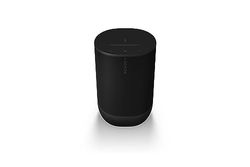 Sonos Move 2 | Speaker portatile wireless con Wi-Fi, Bluetooth, Amazon Alexa, 24 ore di autonomia della batteria, base di ricarica wireless - Nero
