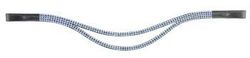 HKM 102104-20 Full hoofdband met golfduo, rood