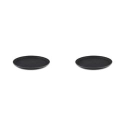 Grunwerg Tuffgrip Super Plastic Plateau en Plastique – Noir, Rond, 27" diamètre (Lot de 2)
