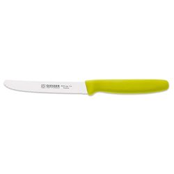 Johannes Giesser Faca de fábrica Uni faca universal com fio ondulado, faca, cinzento, 11 cm