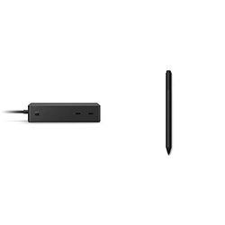 Microsoft Surface Pro/Book Docking Station 2 & Surface Penna Per Dispositivi Surface, Nero, 4.096 Punti Di Pressione