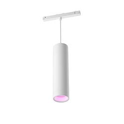 Philips Hue White and Color Ambiance, Perifo, Lampada a Sospensione Cilindrica Smart, 5.2 W, Bianco