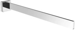 EMCO Cue Handdoekhouder met één arm voor wandmontage, stijve handdoekstang van metaal, hoogwaardige badhanddoekhouder voor handdoeken, chroom
