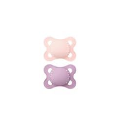MAM | Originele trendy fopspeen 2-6 maanden (2 stuks) willekeurige kleur - Symmetrische en anatomische siliconen fopspeen - babyfopspeen met transport- en sterilisatiedoos