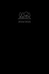 Schulplaner 2024/2025: Schülerkalender, Wochenplaner & Hausaufgabenheft | Medium (Wald Schwarz)