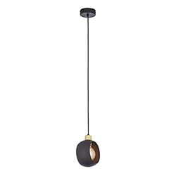 Adviti JALA 1P Lampadario a Sospensione E27 max.15W Nero (lampadina non inclusa) (1 sorgente luminosa)