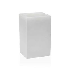 Versa Portacepillos de Dientes Blanco Resina 6 x 11 x 7,2 cm