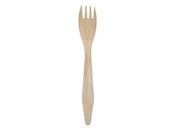 Tessera Bio Products QAF18FSC trägaffel, naturfärg, 18 cm längd, 100 stycken