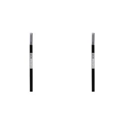 Maybelline New York Matita Sopracciglia Brow Ultra Slim, Per Sopracciglia Precise e definite, Black Brown (06), (Confezione da 2)