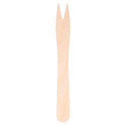 García de Pou 500 Unidades - Picks Patatas Fritas Enfundados 8,5 Cm Natural Madera