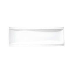 Villeroy & Boch NewWave Prato para aperitivos, Piastra anti-pasto, porcelana, branco, 42 x 15 cm