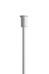 Croydex – Soporte de Techo para Barras de Ducha, Blanco, 915 mm