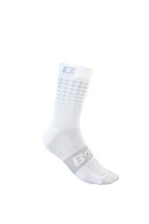 BONIN B-RACE Calze B-Race Soft Air Plus Bianco/Argento 35-39 S Chaussettes Mixte, Multicolore, S