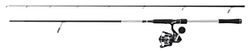 PENN Pursuit IV Inshore Lure Combo, Fishing Rod and Reel Combo, Spinning Combos, Sea -Inshore Fishing for Wrasse, Pollack, Bass, Mackerel,Unisex, Black Silver, 2.44m |10-30g |3000