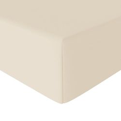 Amazon Basics FTD, Sábanas Ajustables, 140 x 200 x 30 cm, Beige