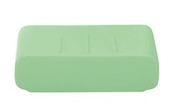 Kleine Wolke Cubic - Portasapone in grès, 11 x 11 x 3 cm, Colore: Verde