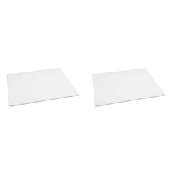 Hygiplas GH795 Chopping Board Small White 229x305x12mm Kitchen Cutting Slicing (Pack of 2)