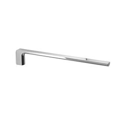 GEDY | Kuala Lumpur Toallero de baño con un Brazo Fijo de Acero Inoxidable, Acabado Cromado, Dimensiones 6,6 x 2,6 x 41 cm y Peso 0,385 kg