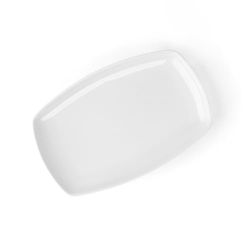 Holst Porzellan FD 432 - Piatto da pranzo in porcellana, 30 x 20 cm, 32 x 24 x 2,2 cm, 3 pezzi, colore: Bianco