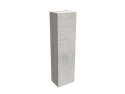 Mama Store Colonne Simple réversible en kit en Bois avec système d'ouverture Push and Pull, d'ingénierie, Chêne Blanc, Large