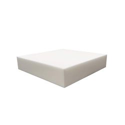 Cojín de Espuma Cuadrado de FoamRush para tapicería de Alta Densidad para sillas de Comedor o Repuesto para Asiento de Silla de Ruedas (60,9 x 60,9 cm) (Personalizable)