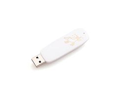 We R Memory Keepers 0633356606888 Foil Quill memória USB Art Drive, ícones e palavras, com 200 temas, frases e imagens, crie ornamentos brilhantes e desenhos, branco, tamanho único