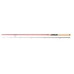 Berkley Kersenhouten spinhengel, lichtgewicht met kurken handvat - zoutwater en zoetwater spinhengel, spinhengels, roofdiervissen, Unisex, rood, 2,4 m | 15-40 g