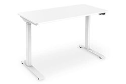 DIGITUS Bureau à hauteur réglable électrique - 1 moteur - panneau de commande - 120 x 60 (L x P) - Rectangulaire - Blanc