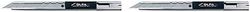 Olfa 9150US SAC-1 Slimline Stainless Steel Graphics Knife, Silver (Pack of 2)