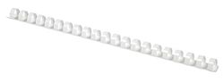 OFFICE PRODUCTS 20241015-14 plastic bindrug 100 stuks DIN A4 10 mm (65 pagina's) bindingskammen plastic binding | kunststof | kleur: wit