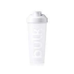 Bulk Iconic Shaker Bottle, 750ml, Gunmetal Black, Leak-Proof, BPA-Free, Wire Mixing Ball for Lump-Free Shakes, Convenient Carry Handle, Transparent Fill Level, Dishwasher Safe