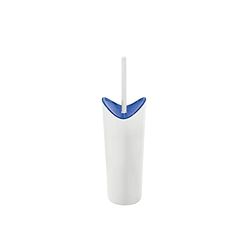 Gedy 31338900300 toiletborstel, wit/blauw, 10,9 x 11,1 x 37,8 cm