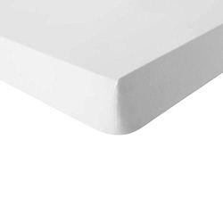 Essix Plain Cotton Fitted Sheet, Made in France, 180 x 200 cm
