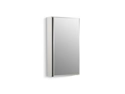 Kohler K-CB-CLC1526FS Gabinete de Medicina de baño de Aluminio sin Marco, 15 Pulgadas x 26 Pulgadas, Montaje en Superficie o Empotrado