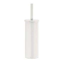 Gedy Blanc Mat, Taipei, Brosse de Toilette, Brosse de Bain, fabriquée en Acier Inoxydable, Garantie 2 Ans, Dimensions 36 x 8,4 x 8,4 cm, Design R&S, Unique