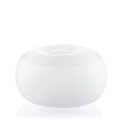 InnovaGoods - Opblaasbare LED Stoel met Afstandsbediening, Veelkleurig, Waterbestendig, Inclusief Luchtpomp, Lichtgewicht & Draagbaar, Geschikt voor Binnen/Buiten, Transparant, Ø50 x 30 cm