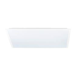 EGLO LED paneel Rabassa, plafondlamp voor inbouw in systeemplafonds, plafond lamp voor kantoor en keuken, plafondverlichting van aluminium en kunststof in wit, neutraal wit, 60x60 cm