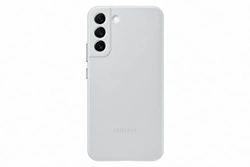Samsung Official S22+ Leather Cover Light Gray