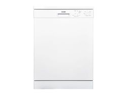 Svan Lavavajillas 60 cm Blanco SJ12600E. 1900W, 12 Cubiertos, 2 Bandejas, 5 Programas, Control Electrónico, Función Stop&Go, Secado Super Active, Bajo nivel Sonoro, Eficiencia Energética Clase E