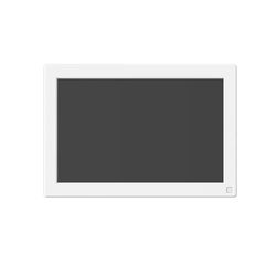 myFirst Frame Live Cornice Digitale, WiFi, 10 Pollici, Schermo LCD Touch 1280x800, Rotazione Automatica Verticale/Orizzontale, Sensore di Movimento, Scheda SD 32GB non Inclusa, Anti-Riflesso, Bianco
