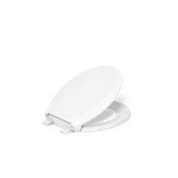 Kohler K-7316-0 Cachet - Tavoletta copri WC a sgancio rapido, con impugnatura arrotondata, colore: Bianco