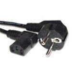 Microconnect PE010530 – Cable (3 m, Male Connector/Female Connector, CEE7/7, C13 Coupler, Black)